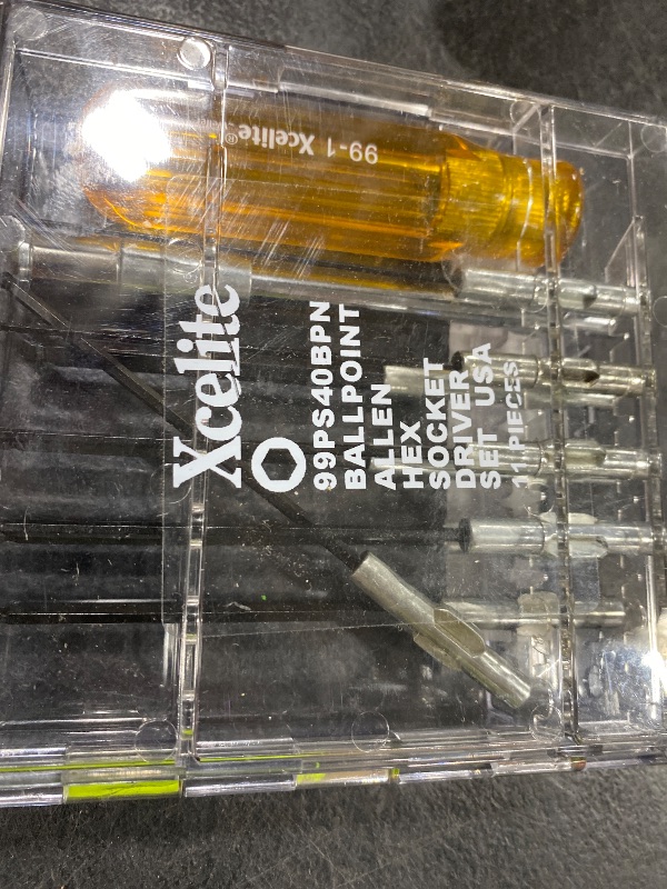 Photo 1 of Weller Xcelite 11 Pieces Ballpoint Allen® Hex Socket Type Screwdriver Set - Inch Sizes | 99PS40BPN