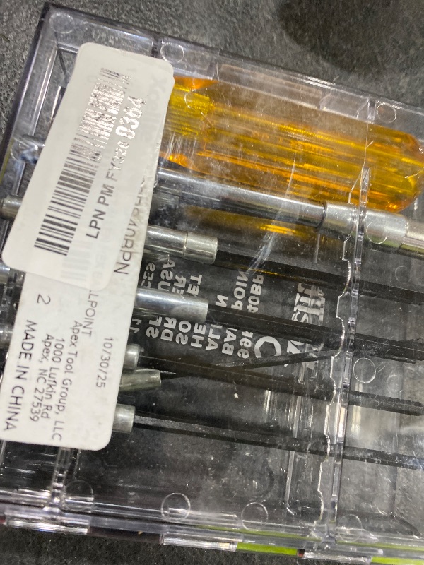 Photo 1 of Weller Xcelite 11 Pieces Ballpoint Allen® Hex Socket Type Screwdriver Set - Inch Sizes | 99PS40BPN