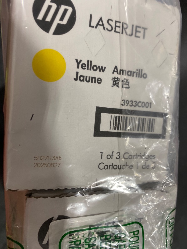 Photo 1 of HP 202X Cyan, Magenta, Yellow High-Yield Toner Cartridge Printers (3-Pack) | Works with Color LaserJet Pro M254, Color LaserJet Pro MFP M281 Series | CF500XM