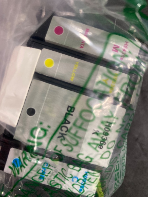 Photo 1 of 936XL (936e) Ink Cartridges Combo Pack Replacement for HP 936 e XL for OfficeJet 9122e Pro 9125e 9130e 9135e 9120b 9120e 9128 9128e 9110b 9110e 9130 9130b 9135 for HP936 Black Cyan Magenta Yellow