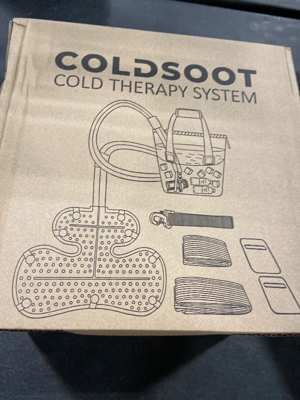 Photo 1 of COLDSOOT Cold Therapy Machine for Shoulder with Programmable Timer, Portable Ice Machine for Shoulder After Surgery, Lightweight Replacement Recovery System, Cryotherapy Pain Relief w/Compression Pad