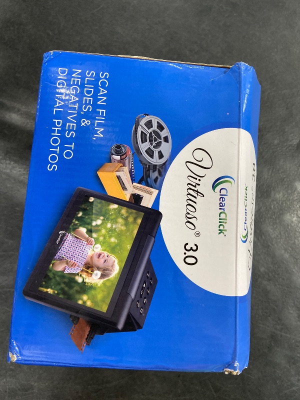 Photo 1 of ClearClick Virtuoso 3.0 (Third Generation) 22MP Film & Slide Scanner (35mm, 110, 126) with Large 7" LCD Screen - Convert Slides and Negatives to Digital Photos