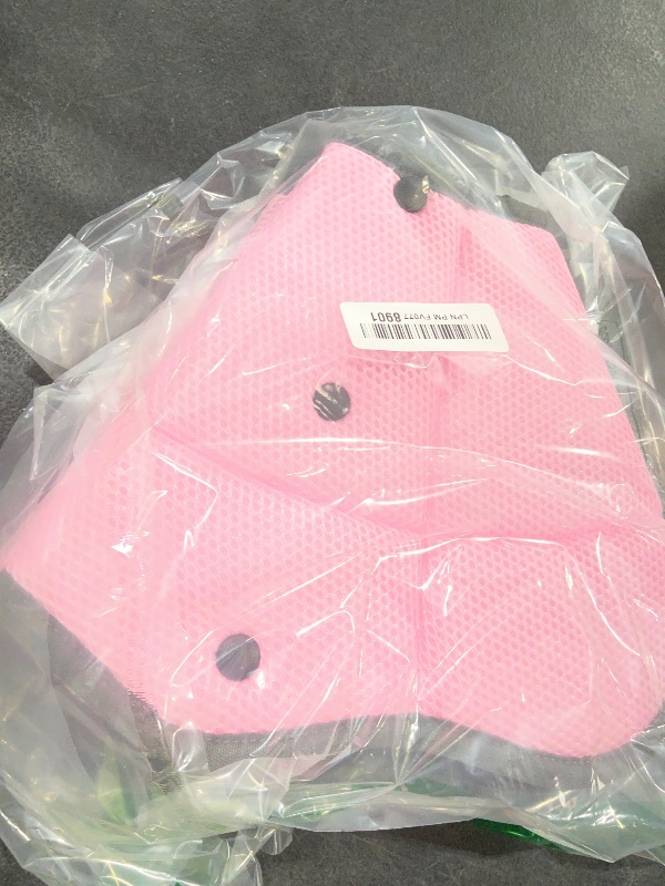 Photo 1 of AuraPaw Dog Cone Collar After Surgery,Adjustable Soft Dog Recovery Collar to Stop Licking Wounds,Comfortable Light-Weight Elizabethan Collar for Dogs Anti-Bite Lick Protective Wound,Pink,M