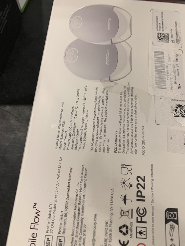 Photo 1 of Momcozy Wearable Breast Pump, Hands Free Upgraded Mobile Flow | M9, App Discreet Control with Personalized Multi-Modes & 15 Levels, Wearable Breast Pump 24mm, 2 Pack Cozy Red