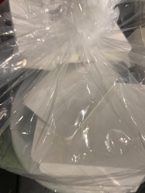 Photo 1 of 10 Pcs Buffet Risers, Acrylic & Cardboard Foldable Table Food Display Stands with Acrylic Plates Risers for Catering Dessert Cake Jewelry for Wedding Birthday Christmas Party Decorations White