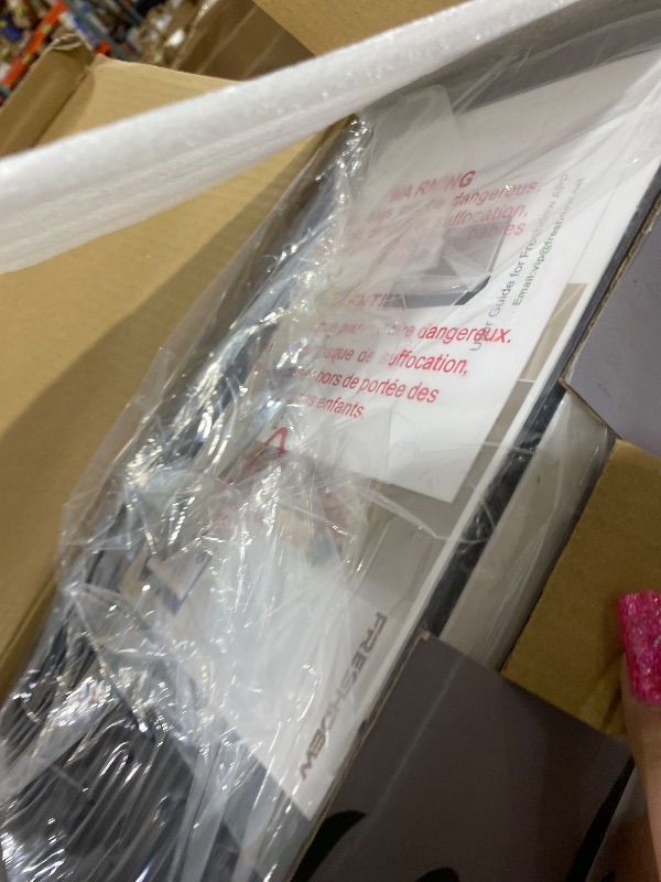 Photo 1 of Air Purifier,FRESHDEW Smart WiFi Air Purifiers for Home with H14 HEPA and Activated Carbon Filter, Removes 99.99% of Dust,Odors,Smoke,and Pet Hair Covers up to 2300 Sq.Ft, Quiet and Energy Efficient