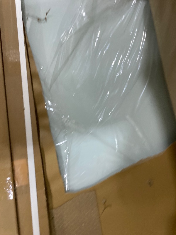 Photo 1 of Amazon Basics Glass Dry-Erase Board, Magnetic Frameless Whiteboard, 72W" x 48H", Magnetic White