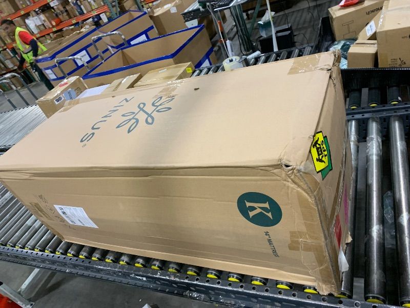 Photo 1 of Zinus Lumbar+ Premium 14 Inch Memory Foam Mattress, Lumbar Support, Targeted Pressure Relief, Cooling Gel and Green Tea, Cool-to-The-Touch Cover, Medium Firm Feel, CertiPUR US Certified, King