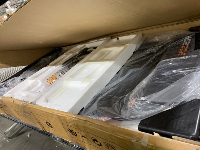 Photo 1 of Acezoe Foldable Treadmill with 10% Incline, 2.5HP Walking Pad with Handle Bar, 300 lb Capacity Treadmills for Home/Office, Under Desk Treadmill with App & Speaker, 0.6-10MPH P10Pro Black