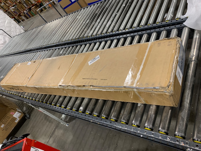 Photo 1 of SmartStandard 30x84 Inch White Double Barn Door Set – 5-Panel MDF Sliding Doors with 6FT Bypass Barn Door Hardware Kit, Space-Saving Design, Easy Installation (Pre-Drilled Holes)