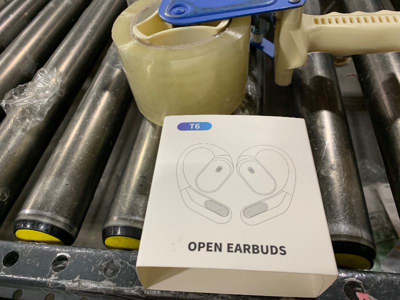 Photo 1 of Open Ear Wireless Earbuds Bluetooth 5.4 Headphones, 50H Playtime Stereo Earphones with ENC Noise Cancelling, IPX7 Waterproof Ear Buds with Ergonomic Earhook for Sports/Fitness/Travel/Workouts (Black)