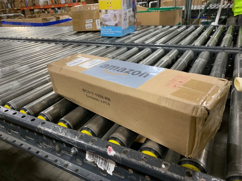 Photo 1 of 2 Pack Warm Gold Curtain Rods for Windows 48 to 84 Inches Adjustable Length Heavy Duty 1" Diameter Brass Window Curtain Rod with Solid Metal Finials for Outdoor Farmhouse Bedroom Kitchen Living Room