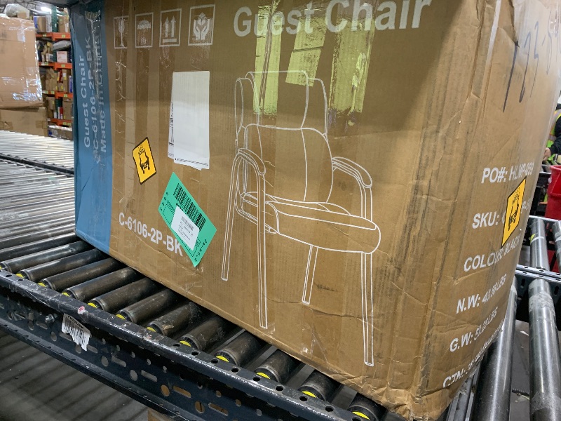 Photo 1 of LARGE BLACK GUEST CHAIR 