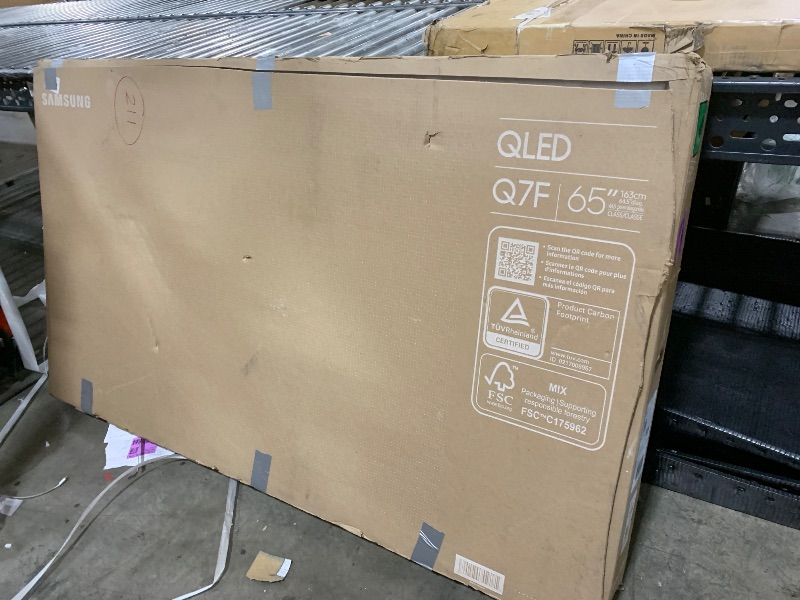 Photo 1 of Samsung 65-Inch Class QLED Q7F Series Samsung Vision AI Smart TV (2025 Model, 65Q7F) Quantum HDR, Object Tracking Sound Lite, Q4 AI Gen1 Processor, 4K upscaling, Gaming Hub, Alexa Built-in