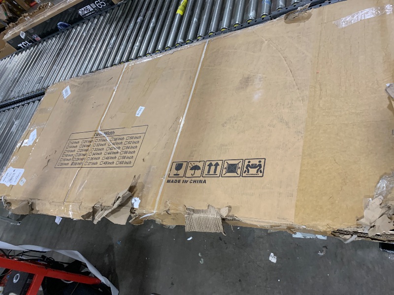 Photo 1 of Sliding Pocket Door 30" x 80", 5-Panel Frosted Glass Panel with Soft Close Pocket Door Frame Kit, Interior & Closet Pre-Assembled Door Slab, White Primed