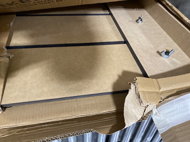 Photo 1 of Modern Panel Wood Headboard, KING, Espresso