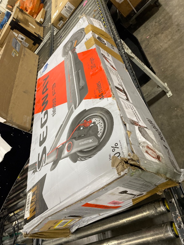 Photo 1 of Segway Ninebot F3 Electric Scooter, 20 MPH w/ 44-Mile Range, 10" Tubeless Tires, Front Hydraulic & Rear Elastomer Suspension, UL2271/2272 Certified