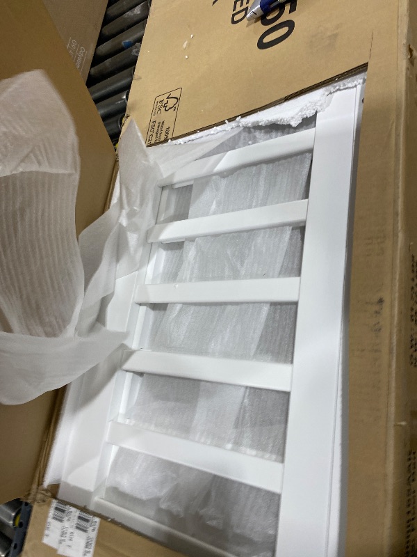 Photo 1 of Bellemave Full Size Floor Bed Frame with Slats and Fence for Kids,Solid Wood Montessori Floor Bed with Door and Safety Guardrails for Girls Boys,White