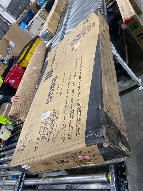 Photo 1 of Hall of Games 56" Arcade Foosball Table, Black/Grey