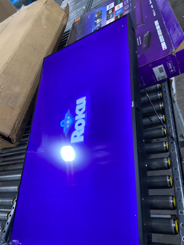 Photo 1 of Roku Smart TV – 50-Inch Select Series, 4K HDR TV – RokuTV with Enhanced Voice Remote – Flat Screen LED Television with Wi-Fi for Streaming Live Local News, Sports, Family Entertainment
