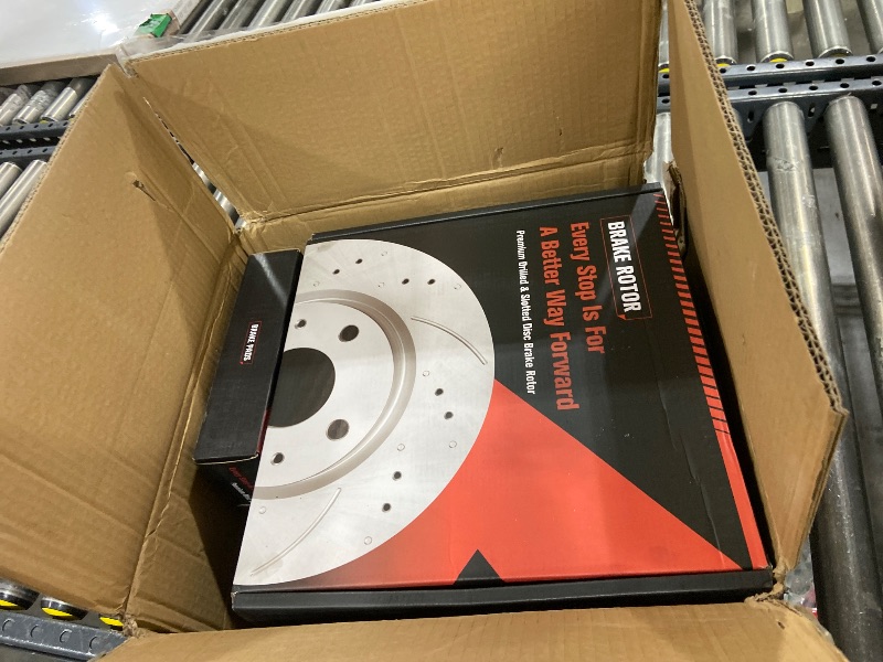 Photo 1 of Anpulsero Brake Pads And Rotors Kit Front Compatible with 2010-2015 Chevrolet Camaro, 2016 Buick LaCrosse, Automotive Replacement Brake Kits 55174 D1404-8512 Drilled And Slotted Rotors 321mm(12.6in)