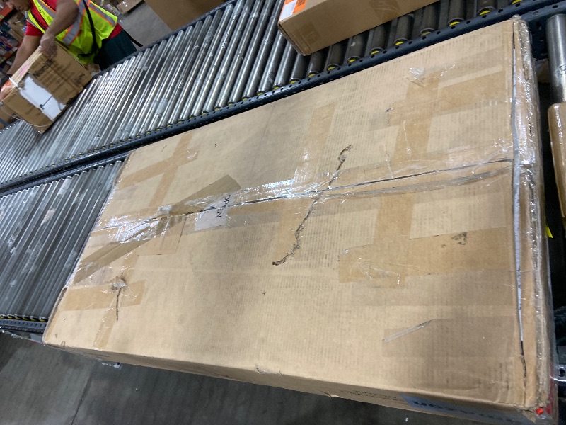 Photo 1 of BROKEN MIRRIOR ----------------------------------------------------------------------------------------LIVELYGLOW Vanity Desk with Smart LED Lighted Mirror, Built-in Power Outlet, Large Storage Drawer, Modern Minimalist Makeup Dressing Table for Bedroom,W