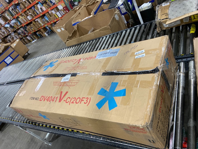 Photo 1 of Devion Furniture Faux Leather Sectional Sofa with ...