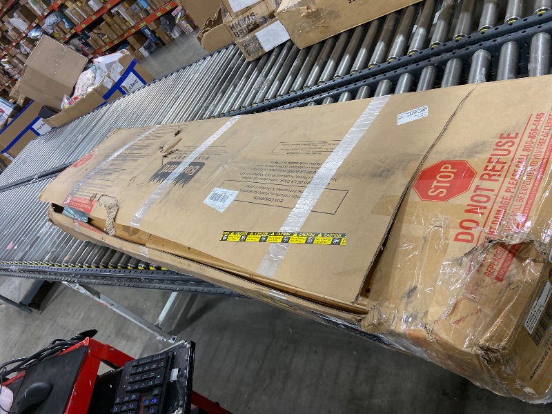 Photo 1 of Backyard Discovery Buckley Hill Cedar Wood Swing Set with Wave Slide, Play Deck, Rock Wall Ladder, Belt Swings, Chalkboard, Canopy Roof, Outdoor Playset