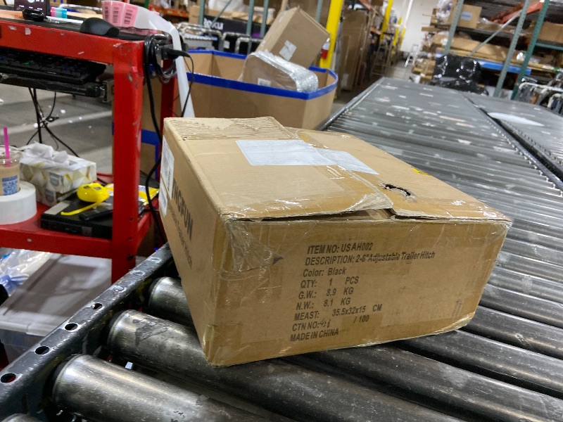 Photo 1 of Kingfun Adjustable Trailer Hitch - Fits 2 Inch Receiver, Tri-Ball (1-7/8" X 2" X 2-5/16") 6-Inch Rise/Drop Hitch, 12500 Lbs Gtw Heavy Duty Aluminum Truck Tow Hitch with Anti-Theft Pins (Black)