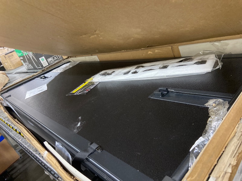 Photo 1 of Hard Folding Truck Bed Tonneau Cover Compatible with Chevy Silverado & GMC Sierra 2500 3500 HD 2020(New) 2021-2026 6.9 ft Standard Box(No CarbonPro Bed), Tri Fold On Top Style