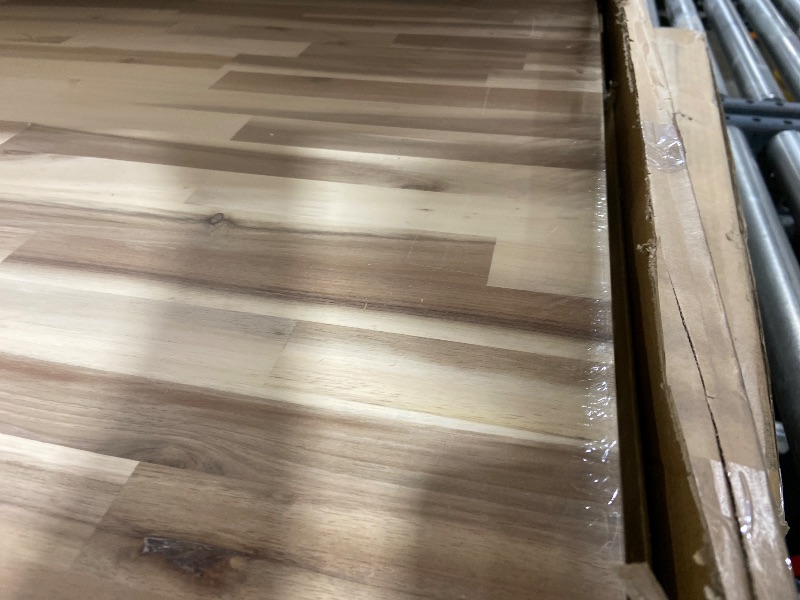 Photo 1 of Howizz Acacia Butcher Block Countertop 72 x 36 x 1.5 Inches, Unfinished Solid Wood Table Top for DIY Desk Top, Workbench Top, Kitchen Countertop