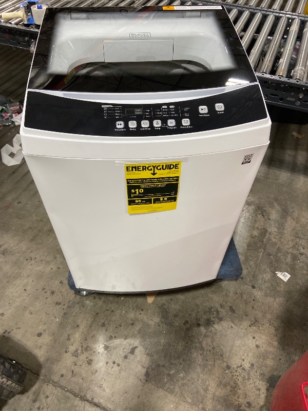 Photo 1 of 3.0 cu. ft. Portable Top Load Washer in White
