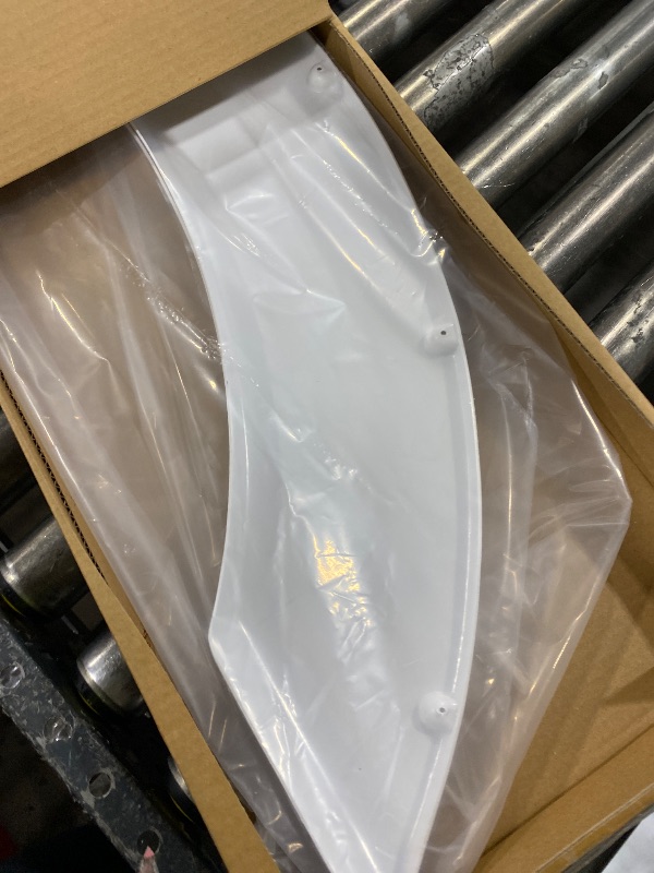 Photo 1 of ECOTRIC RV Fender Skirt Replacement Tandem Trailer for RVs Campers and Trailers - White