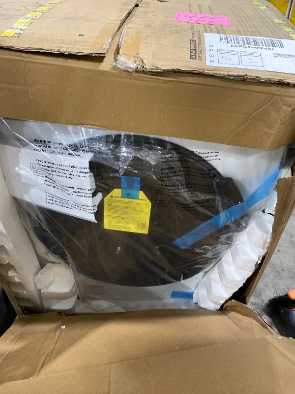 Photo 1 of BLACK+DECKER Front Load Washer, 2.7 Cu. Ft. Compact Washing Machine with LED Display & 16 Cycles