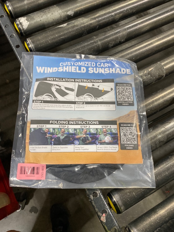 Photo 1 of EcoNour Windshield Sunshade Compatible for Toyota Land Cruiser 2024-2025 2026, Sun Visor for Front Windshield & Window Sun Shade Cover, UV Heat Blocker & Protector, Car Accessories