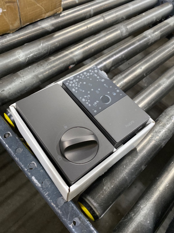 Photo 1 of Aqara Smart Lock U100, Fingerprint Keyless Entry Door Lock with Apple Home Key, Touchscreen Keypad, Bluetooth Electronic Deadbolt, IP65 Weatherproof, Supports Apple HomeKit, Alexa, Google, IFTTT, Gray