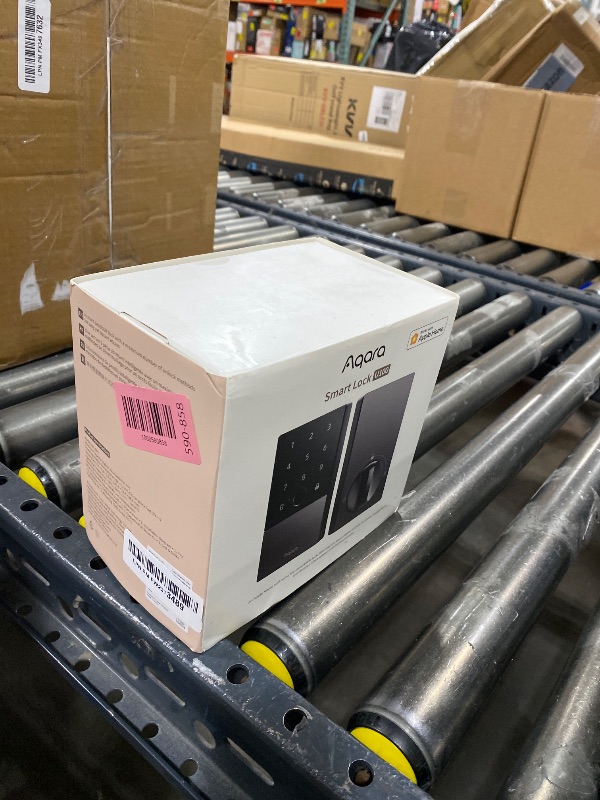 Photo 1 of Aqara Smart Lock U100, Fingerprint Keyless Entry Door Lock with Apple Home Key, Touchscreen Keypad, Bluetooth Electronic Deadbolt, IP65 Weatherproof, Supports Apple HomeKit, Alexa, Google, IFTTT, Gray