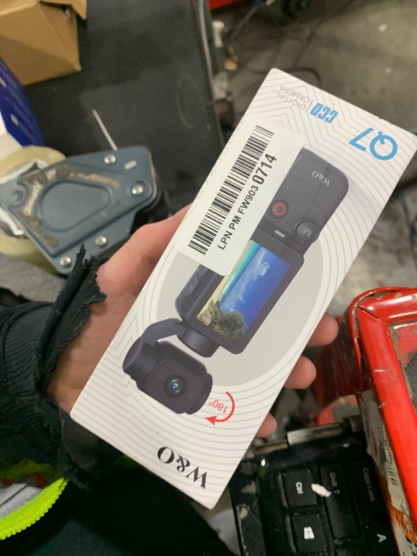 Photo 1 of W & O Vlogging Camera with 180° Rotating Lens, Pocket Body Camera with Audio & Video Recording,7-Hour Battery, Handheld POV Cameras with 32GB Card, Easy One-Button Recording for Travel,Daily Life