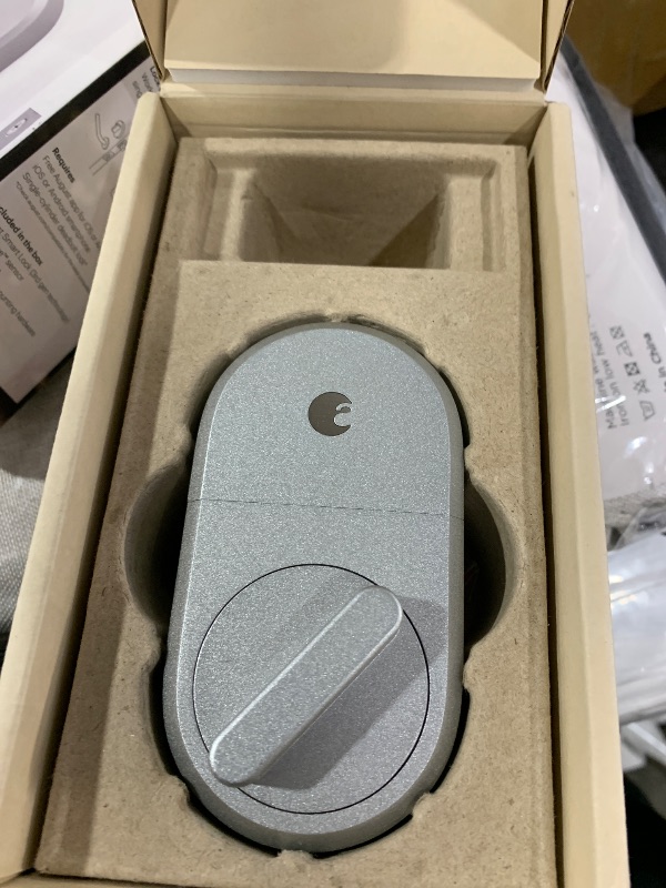 Photo 1 of August Home Smart Lock, 3rd Generation – Silver