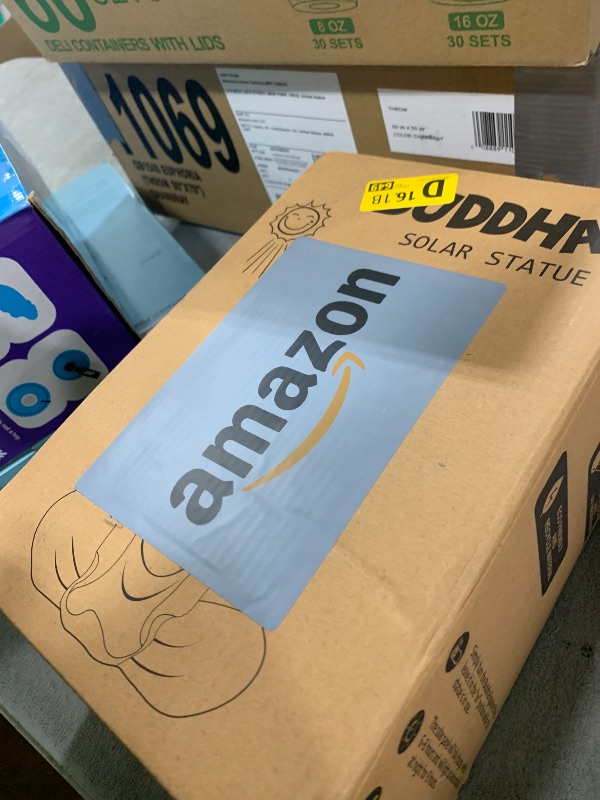 Photo 1 of Nacome Meditating Buddha Statue with Solar Light,Zen Solar Garden Buddha with Cracked Glass Ball Sculpture-Indoor/Outdoor Decor for Balcony,Garden,Patio,Porch Yard Art Ornament,Gift