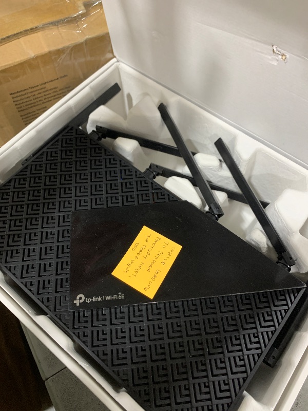 Photo 1 of TP-Link AXE5400 Tri-Band WiFi 6E Router (Archer AXE75), 2025 PCMag Editors' Choice, Gigabit Internet for Gaming & Streaming, New 6GHz Band, 160MHz, OneMesh, Quad-Core CPU, VPN & WPA3 Security