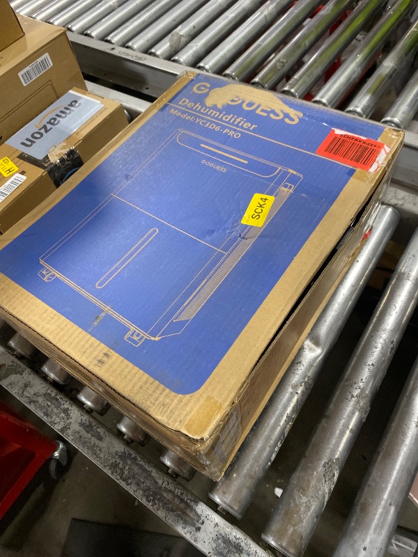 Photo 1 of GoGuess 1600 Sq.ft Dehumidifier for Basement - 21 Pints, Drain Hose & Humidity Control Large Room Dehumidifiers for Home, RV, Bathroom, Bedroom - 3 Modes & 24H Timer White