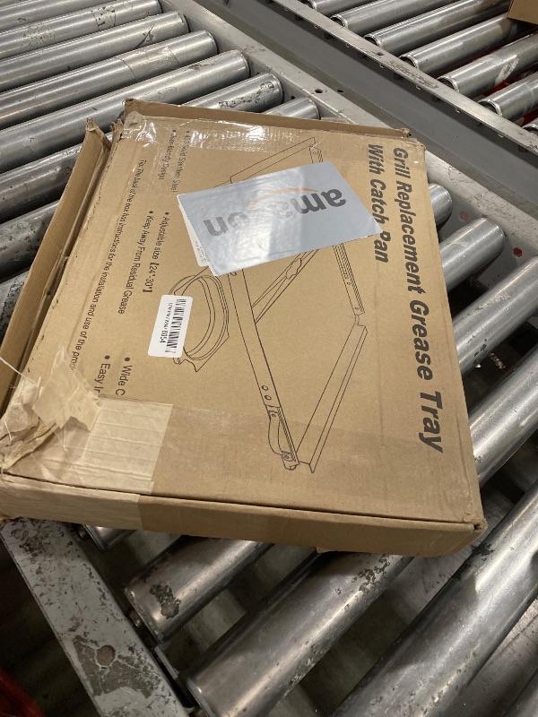 Photo 1 of Replacement Grease Tray with Catch Pan for Dyna Glo Grill Replacement Parts, 24-30" Universal Drip Pan for 4 5 Burner Gas Grill Nexgrill Replacement Parts, Grill Tray for Kenmore BHG Expert (Black)