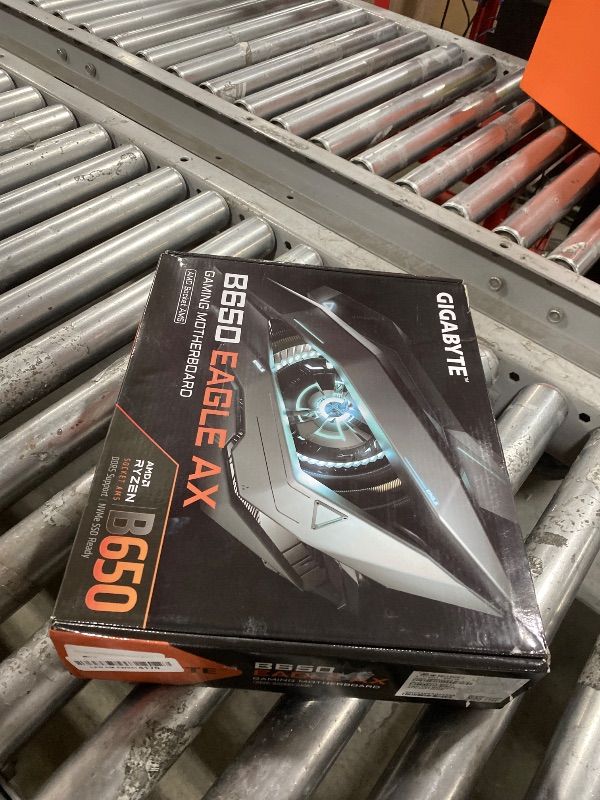 Photo 1 of GIGABYTE B650 Eagle AX AM5 LGA 1718 AMD B650 ATX Motherboard, DDR5, Triple M.2 (1x PCIe 5.0 M.2 + 2X PCIe 4.0 M.2), USB 3.2 Gen2x2 Type-C, AMD Wi-Fi 6E, Realtek GbE LAN