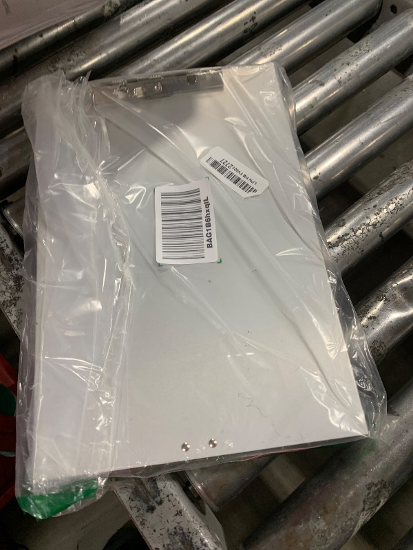 Photo 1 of Amazon Basics Aluminum Storage Clipboard, Two-Tier, Standard Clip, 14" x 9", Silver