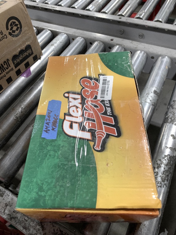 Photo 1 of **USED** Flexi Hose Expandable Garden Hose with 8 Function Nozzle, 75FT - Lightweight Retractable Garden Hose, Water Hose - No-Kink Flexibility, 3/4 Inch Solid Brass Fittings and Double Latex Core