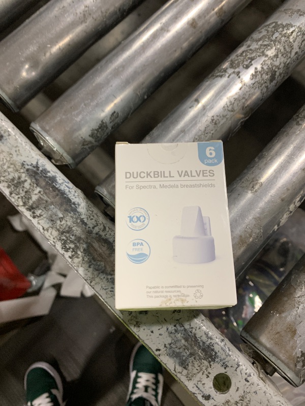 Photo 1 of [6-Count] Papablic Duckbill Valves, Replacement Milk Valves Compatible with Spectra S1 S2 & Medela Breast Pumps Parts Accessories, BPA & DEHP Free, Food-Grade Silicone, Easy to Clean, White