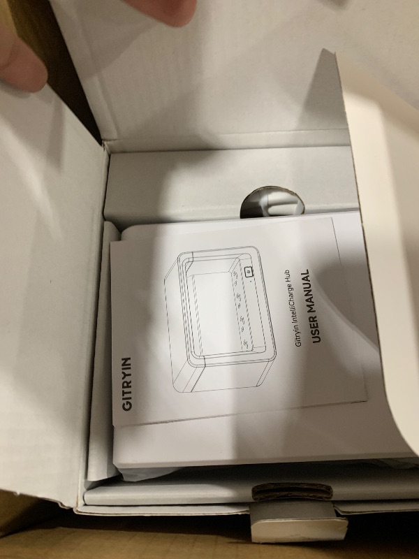 Photo 1 of Gitryin 12-in-1 Desktop Charging Station with 3 Retractable Type-C Chargers and 1 Lightning Charger, 40W USB-C Power Strip with 33.5in Cable, Extension Cord with 1020J Surge Protection for Home Office