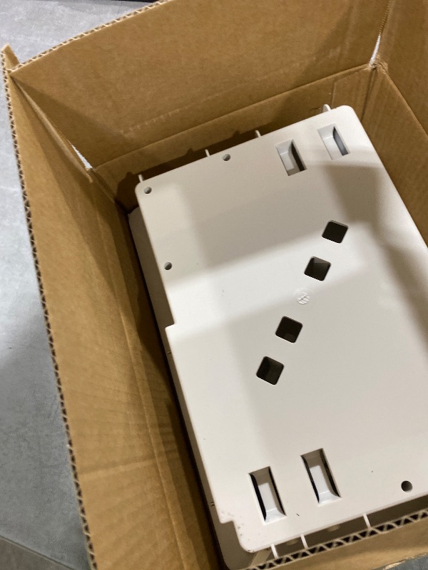 Photo 1 of in-Wall TV Box with Flange for Home Theater Installation, Cord Hider for Wall Mounted TV, with 2 Duplex Outlets, Cable Bracket, LV Cable & 1-1/2" ENT Entrance, Ideal for New or Retrofit Job, 2 Pack