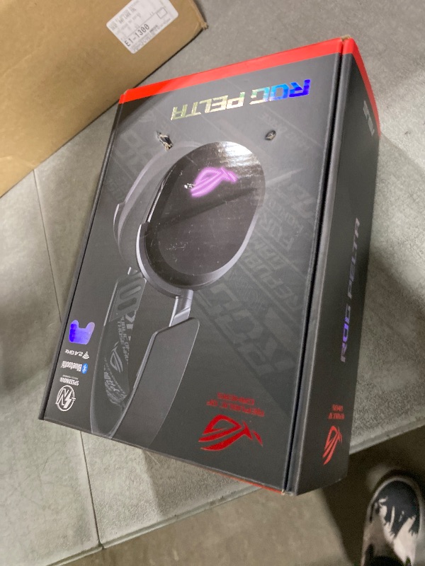 Photo 1 of ASUS ROG Pelta Wireless Gaming Headset with Detachable Mic – Tri-Mode (BT, 2.4GHz, USB-C) 50mm Titanium-Plated Drivers, 70Hr Battery, Ergonomic, Lightweight, for PC, PS5, PS4, Switch, Mobile - Black
